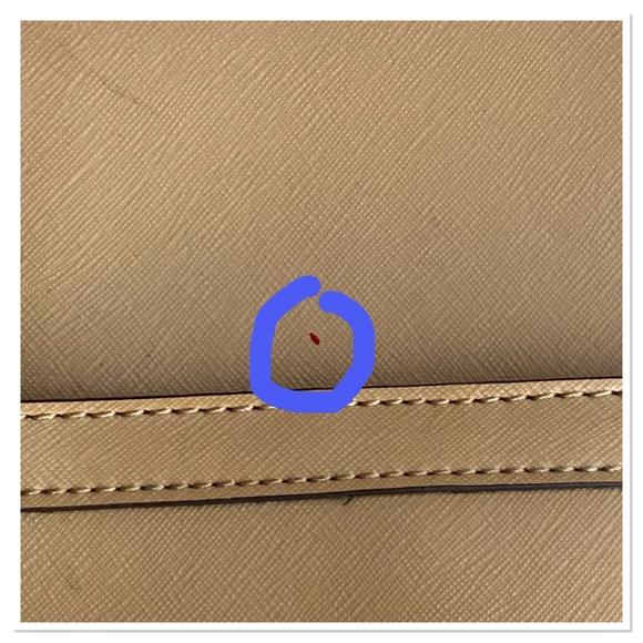 Anne Klein Cream Faux Leather
Double Handled Purse Tote Handbag - Picture 11 of 11